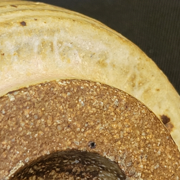 Mid Century Modern Wabisabi Signed Hand Thrown Ceramic Vase - Picture 13 of 13